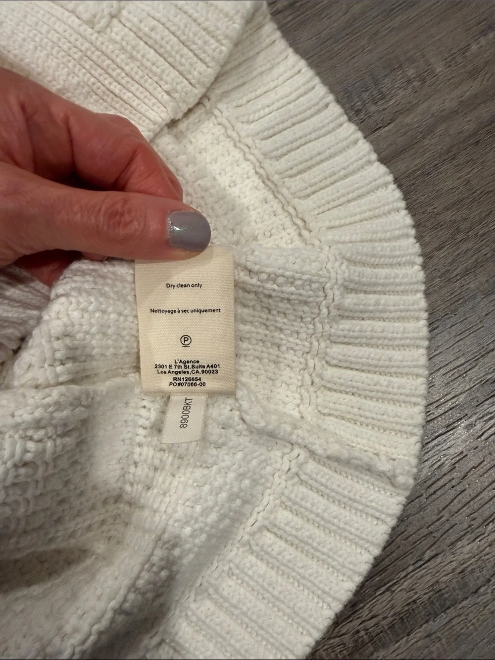 L'AGENCE Marina Textured Cardigan - Size Medium
